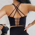 Cloud Hide Sexy Back Sports Bra Women Yoga Crop Top Home Fitness Workout Underwear Dancing Vest Plus Size Running Cycling Shirt