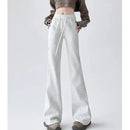 Matching Basic Women's Sweatpant Casual Lady's Sportswear New In Female Flare Pants Drawstring Wide Leg Pant Boot Cut Trousers