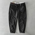 2025 New Spring Autumn Men Pure Cotton Men Cargo Pants Korean Style Male Casual Loose Belt Mid Waist Man Trouser Plus Size 4XL