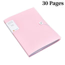 A4 File Folder Display Book 30/60 Pages Transparent Insert Paper Document Organizer Bag Office School Supplies Stationery