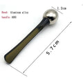 Face Lift Eye Massager Natural Jade Stone Steel Ball Beauty Tools Eye Cream Divided Scoop Massage Roller Silicone Makeup Stick