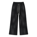 Vintage Distressed Man Pants Y2k Mens Clothing Sweatpants Oversize Streetwear Winter Loose Women Baggy Pants Men Fleece Trousers