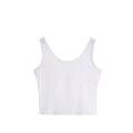 Wholesale Women Solid Color Suspender Camisole Tank Top for Women's Short Yoga Sports Crop Top Sleeveless Slim Fit Tops