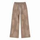 Vintage Distressed Man Pants Y2k Mens Clothing Sweatpants Oversize Streetwear Winter Loose Women Baggy Pants Men Fleece Trousers