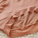 Plus Size Satin Panties Women's New Sexy High Quality Satin Transparent Mesh Women Underwear No Trace Big Briefs Large Sizes