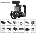 Full HD 8k Professional Video Camera 48MP WiFi Camcorder Digital 16X Zoom Streaming Auto Focus Cam
