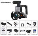Full HD 8k Professional Video Camera 48MP WiFi Camcorder Digital 16X Zoom Streaming Auto Focus Cam