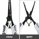 7 "fishing clamp set 420 stainless steel, line cutter, storage bag - Fishing clamp hook remover