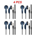 New Vido High Quality Wired Earphones Soundtrack Stereo Headset Game Headset Bass Noise Headphones Study Sports Headphone