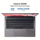 14 Inch Laptop Intel Celeron N3350 6GB RAM 64GB+128GB SSD Windows 10
