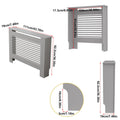 S M L XL Extra Tall 92CM Radiator Cover MDF Cabinet Grill Shelf Fence Panel Barrier