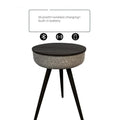 Smart Wireless Charging Coffee Table Bluetooth Stereo Audio Sofa Side Table Music Coffee Table with USB Charger