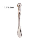 Face Lift Eye Massager Natural Jade Stone Steel Ball Beauty Tools Eye Cream Divided Scoop Massage Roller Silicone Makeup Stick