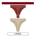 CINOON 2Pcs/Lot Women Sexy 5 Color Panties Low-waist Comfort Underwear G String Thong Breathable Lingerie Temptation Intimates
