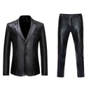 Men's Suit Sets Chic Shiny Gold 2 Pieces Suits Blazer+Pants Sets Stage Perform Clothes Party Nightclub Dancer Costume Sets Men