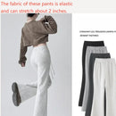 Matching Basic Women's Sweatpant Casual Lady's Sportswear New In Female Flare Pants Drawstring Wide Leg Pant Boot Cut Trousers