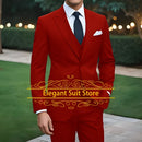 2025 Fashion Suit Sets For Men Evening Dinner Slim Fit Blazer Pants 3 Pieces Elegant Male Formal Outfits