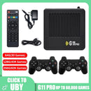 G11 Pro Video Game Console 4K HD 2.4G 256GB Wireless Controller Emuelec4.3 S905X2 Dual System Family Gamebox Built-in 60000 Game