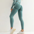Fitness Women Sport Seamless Leggings High Waist Elastic Solid Yoga Leggings Gym Trainning Joggings Pants Female Gym Accessories