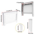 S M L XL Extra Tall 92CM Radiator Cover MDF Cabinet Grill Shelf Fence Panel Barrier