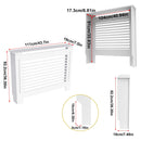 S M L XL Extra Tall 92CM Radiator Cover MDF Cabinet Grill Shelf Fence Panel Barrier