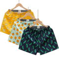 3-4Pcs Cotton Mens Boxers Shorts Loose Sleep Underpants High Quality Printed Casual Panties Comfortable Homewear Men Underwear