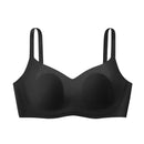 SUJIIN Wireless Bra for Big Breasts Women Push Up Full-Coverage Large Size Bra Ladies Seamless Comfort Smoothing Bralettes MX313