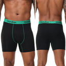 5pcs Pack Mid-Long Boxer Shorts Brand Briefs Style Men Panties Underwear Male And Underpants For Homme Luxury Set Box Slips