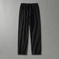 Plus Size 8XL 9XL Pants Men's Solid Cotton Linen Loose Casual Trouser Fashion Drawstring Straight Joggers Vintage Sweatpants Men