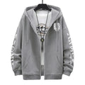 Angel Wings Personality Pattern Female And Man Zip Hoodies Harajuku Fleece Hooded Fashion Casual Pullovers Hip Hop Loose men Top