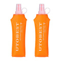 UTOBEST UTR203 250ml 500ml Soft Flask Folding Collapsible TPU Water Bottle for Running Hydration Pack Vest