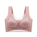 Top High Quality Lace Ladies Underwear Sexy and Comfortable No Steel Rings Fixed Cups Gathered Small Large Size Bra Thin Section