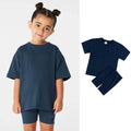 2024 Teenage Girls Summer Sport Outfits Solid Cotton Breathable Kids Clothes Children Korean Lounge Tracksuit Kids Sport Suit