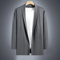 Men Jacket Suit Coat Plus Size 6XL 7XL 8XL Oversize 2023 Black Street Trench  Loose Male Business Simple Cotton Windbreaker Coat