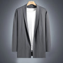 Men Jacket Suit Coat Plus Size 6XL 7XL 8XL Oversize 2023 Black Street Trench  Loose Male Business Simple Cotton Windbreaker Coat