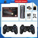 جهاز ألعاب فيديو كلاسيكي لاسلكي X2 Plus 4K GD10 Pro TV 50 محاكي لـ PS1/N64/DC سعة 64 جيجابايت Gif Game Stick جديد 3D HD 2.4G