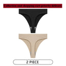 CINOON 2Pcs/Lot Women Sexy 5 Color Panties Low-waist Comfort Underwear G String Thong Breathable Lingerie Temptation Intimates