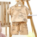 Spring Summer Baby Cotton Cartoon Clothes 2pcs Sets Baby Cotton Clothes T-shirts+Pants Set for Boys Girls Kids Sports Outwear