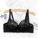ALLTOOALL 3PC Women Sexy Lace Bras Plus Size Push Up Bralette Female Underwired Underwear Hollow Out Lingerie Embroidery Bra