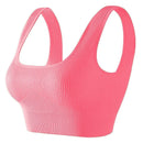Seamless Knitted Sports Fitness Yoga Bra and Underwear