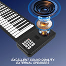 88 Key Portable Piano Handroll Electronic Piano Environmental Silicone Foldable Piano Home Practice for Travel Beginners