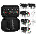 100Pcs Car Terminal Removal Repair Tools Electrical Wiring Crimp Connector Pin Extractor Kit Keys Automotive Plug Pullers