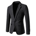 Autumn and Winter New Men's Fashion Casual Men's Suit Plaid Small Blazer Jacket
