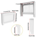 S M L XL Extra Tall 92CM Radiator Cover MDF Cabinet Grill Shelf Fence Panel Barrier