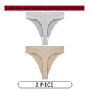 CINOON 2Pcs/Lot Women Sexy 5 Color Panties Low-waist Comfort Underwear G String Thong Breathable Lingerie Temptation Intimates