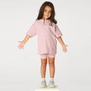 2024 Teenage Girls Summer Sport Outfits Solid Cotton Breathable Kids Clothes Children Korean Lounge Tracksuit Kids Sport Suit
