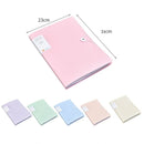 A4 File Folder Display Book 30/60 Pages Transparent Insert Paper Document Organizer Bag Office School Supplies Stationery