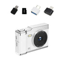 6K HD Digital Camera 2.4in IPS Display 8X Zoom 64MP Video Camera With Fill Light 4K Selfie Camera For Kids Students Teens 2025