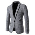 Autumn and Winter New Men's Fashion Casual Men's Suit Plaid Small Blazer Jacket