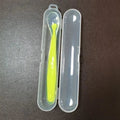1/2Pcs Silicone Spoon Set Baby Learning to eat Training Spoon Baby Silicone Soft Spoon PP Plastic Box Children's Tableware Box